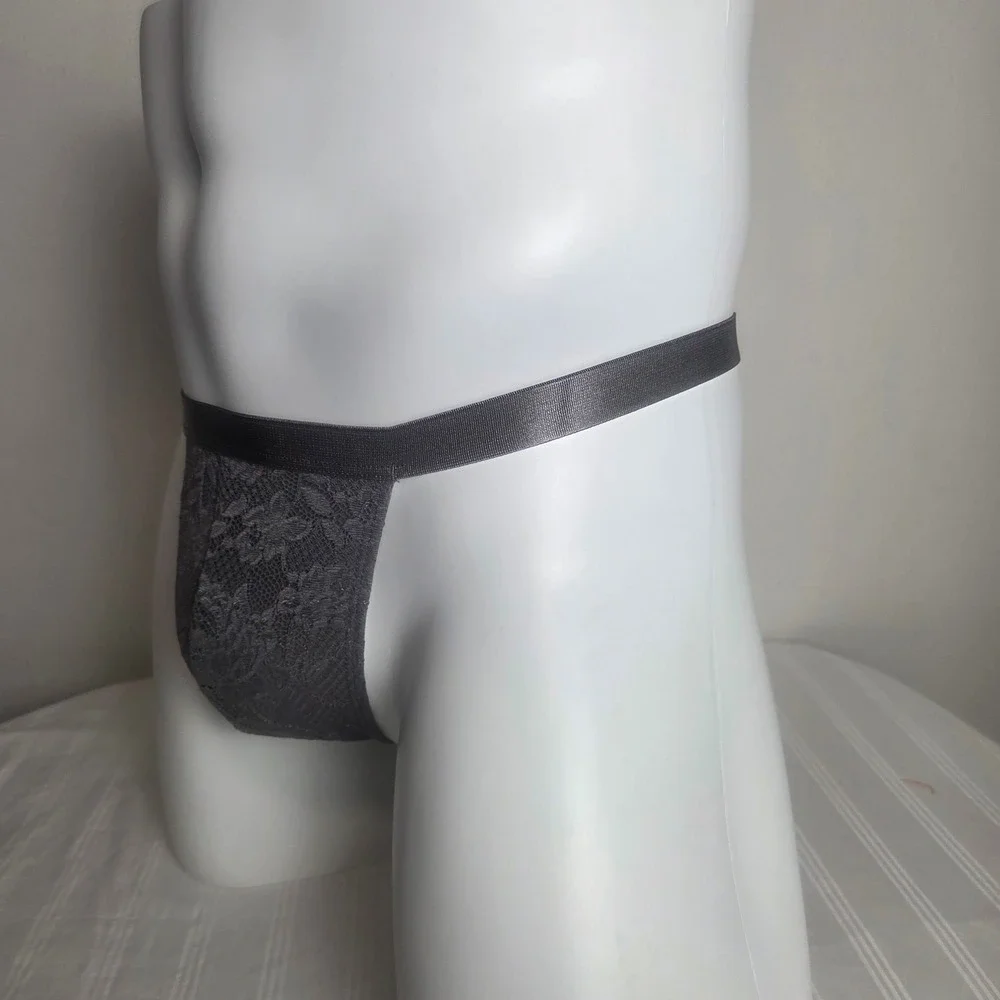 Cosabella Never Say Never Lace Mid-Rise‎ Men's Thong Stretch Italian Underwear
